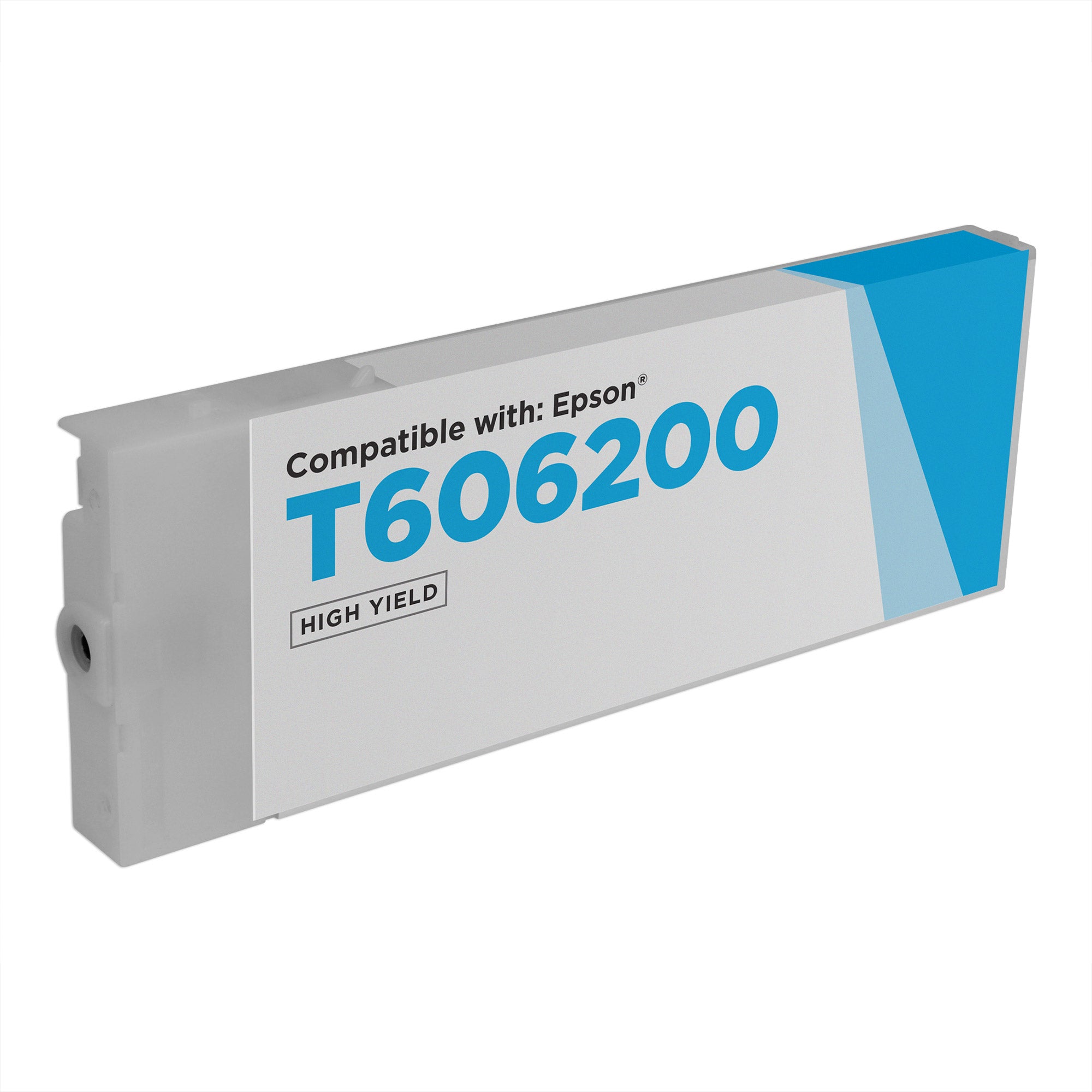 Remanufactured Epson T606200 High Yield Cyan Ink Cartridge