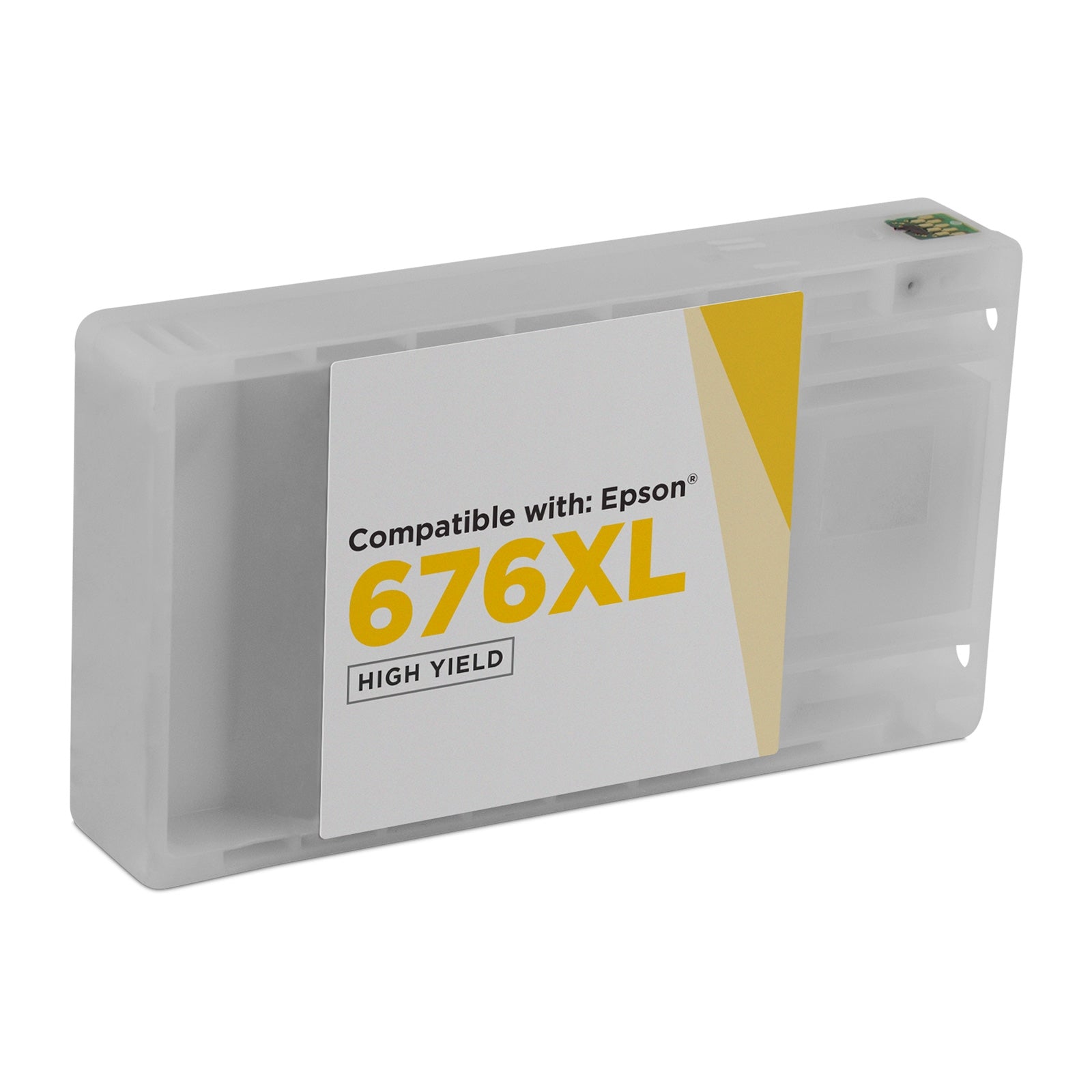 Remanufactured Epson T676XL420 High Yield Yellow Inkjet Cartridge (1,200 Pages)