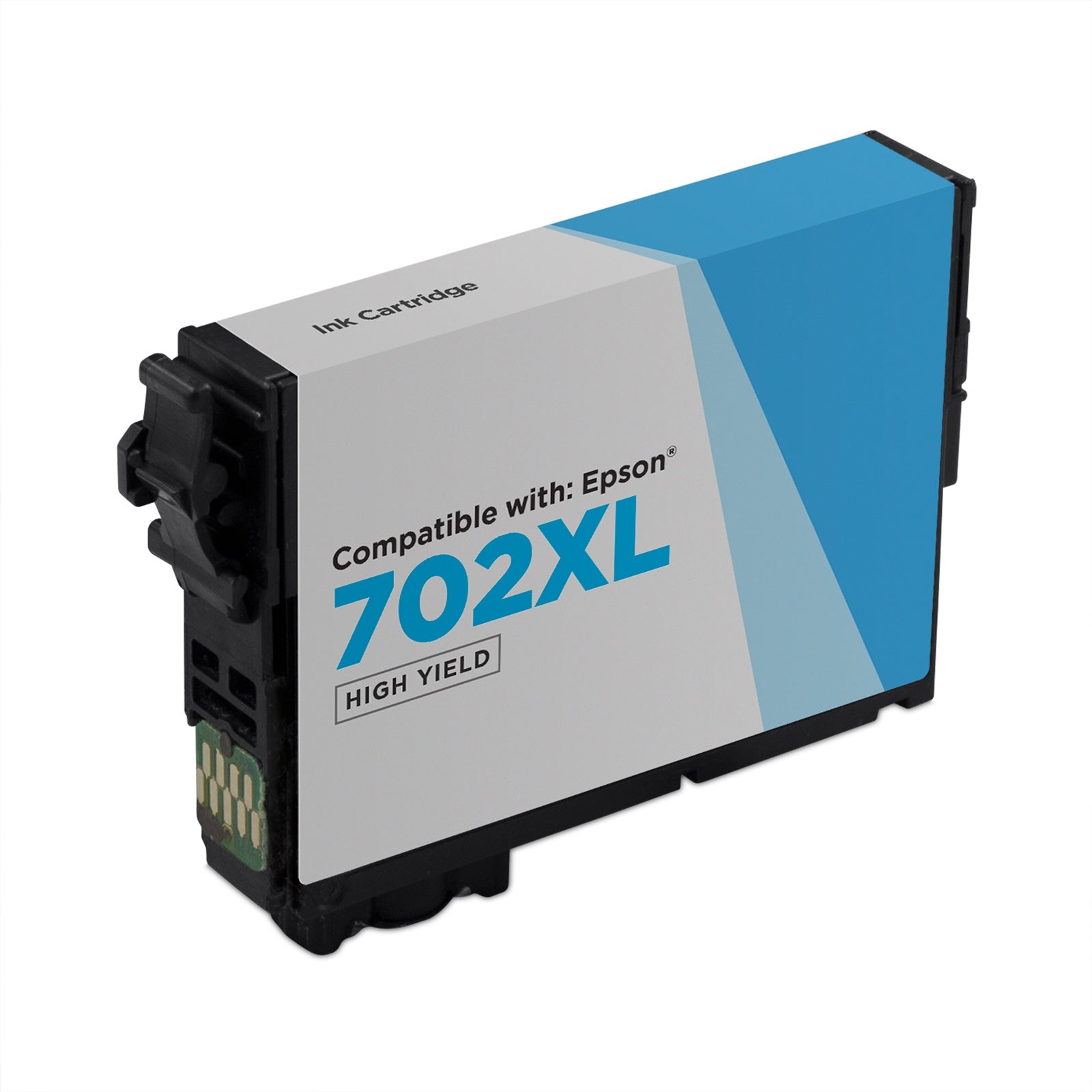 Remanufactured Epson T702XL220 Cyan Ink Cartridge (950 Pages)