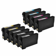 Set of 9 Remanufactured Epson 822XL High Yield Ink Cartridges (Multi Color)