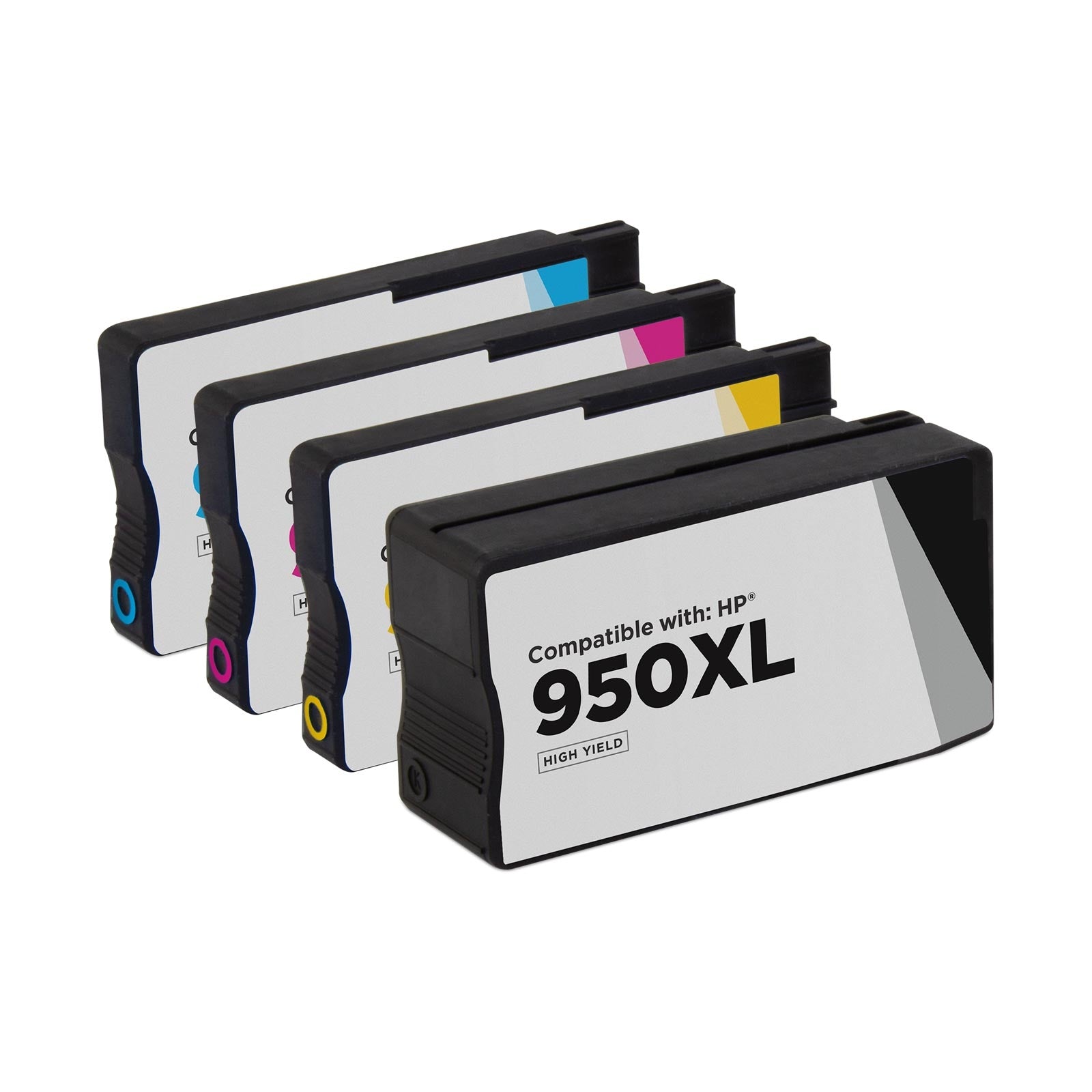 Set of 4 Compatible HP 950XL/951XL Multi Ink Cartridge (6,800 Pages)