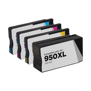 Set of 4 Compatible HP 950XL/951XL Multi Ink Cartridge (6,800 Pages)