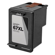 Remanufactured HP 3YM57AN 67XL High Yield Black Ink Cartridge (240 Pages)