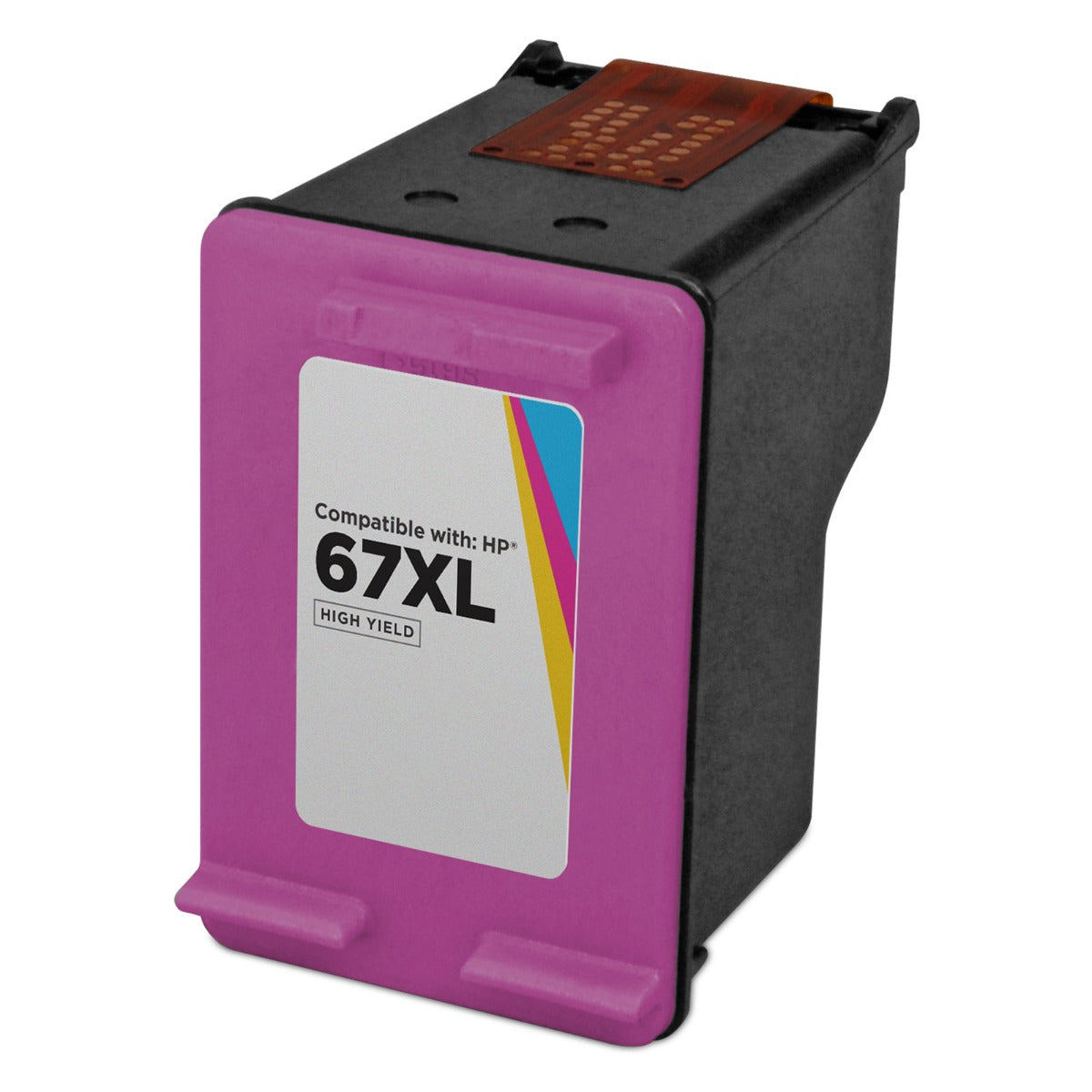 Remanufactured HP 67XL Tri-Color High Yield Ink Cartridge (200 Pages)