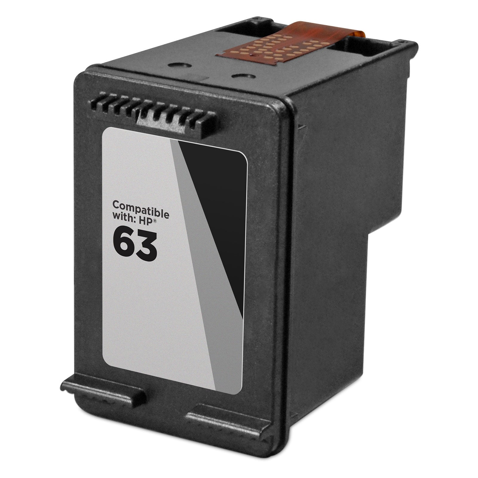 Remanufactured HP 63 (F6U62AN) Black Ink Cartridge