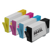 Set of 4 Compatible HP 564XL High Yield Ink Cartridges (Black, Cyan, Magenta, Yellow)