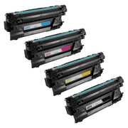 Set of 4 Compatible HP 657X High Yield Toner Cartridges (Multi Color)