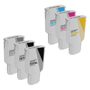 Set of 6 Remanufactured High Yield Ink Cartridges for HP 727 (300ml)