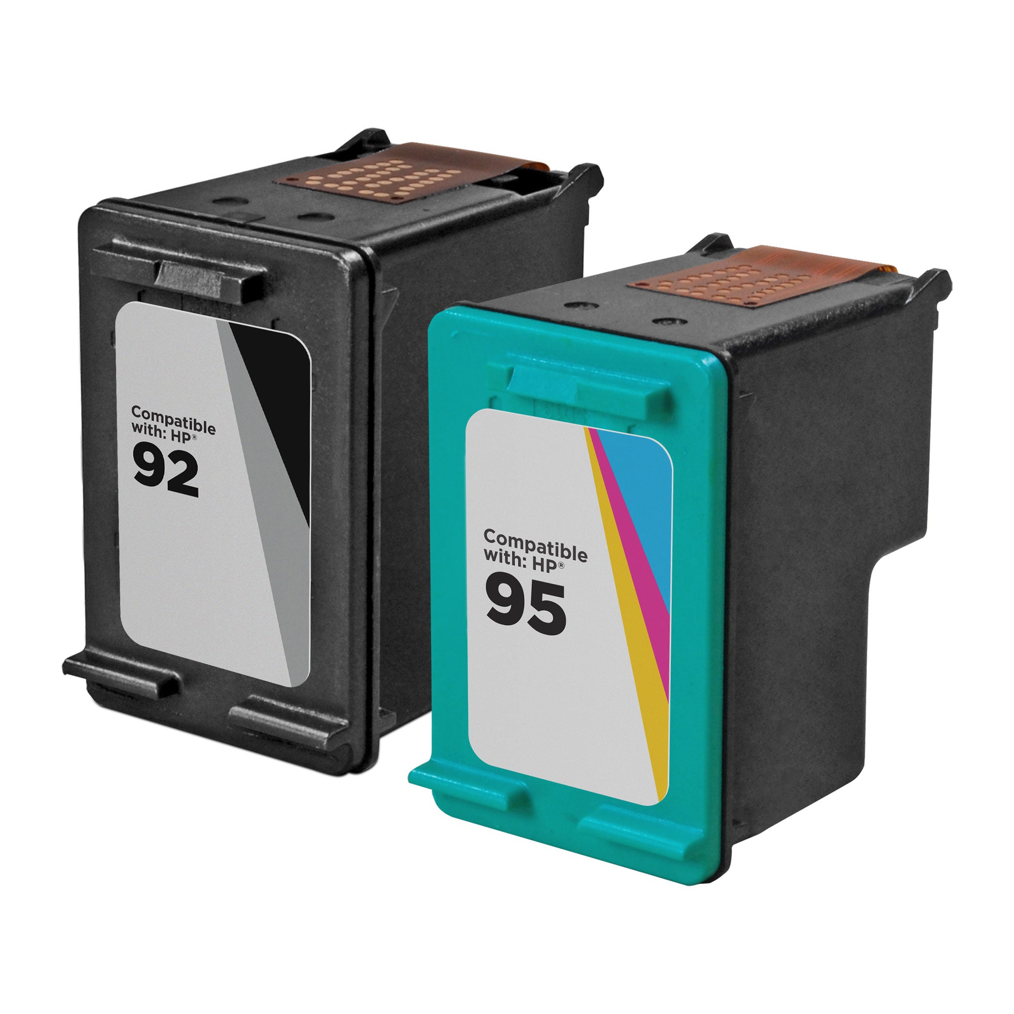 Set of 2 Remanufactured HP 92 & HP 95 Ink Cartridges