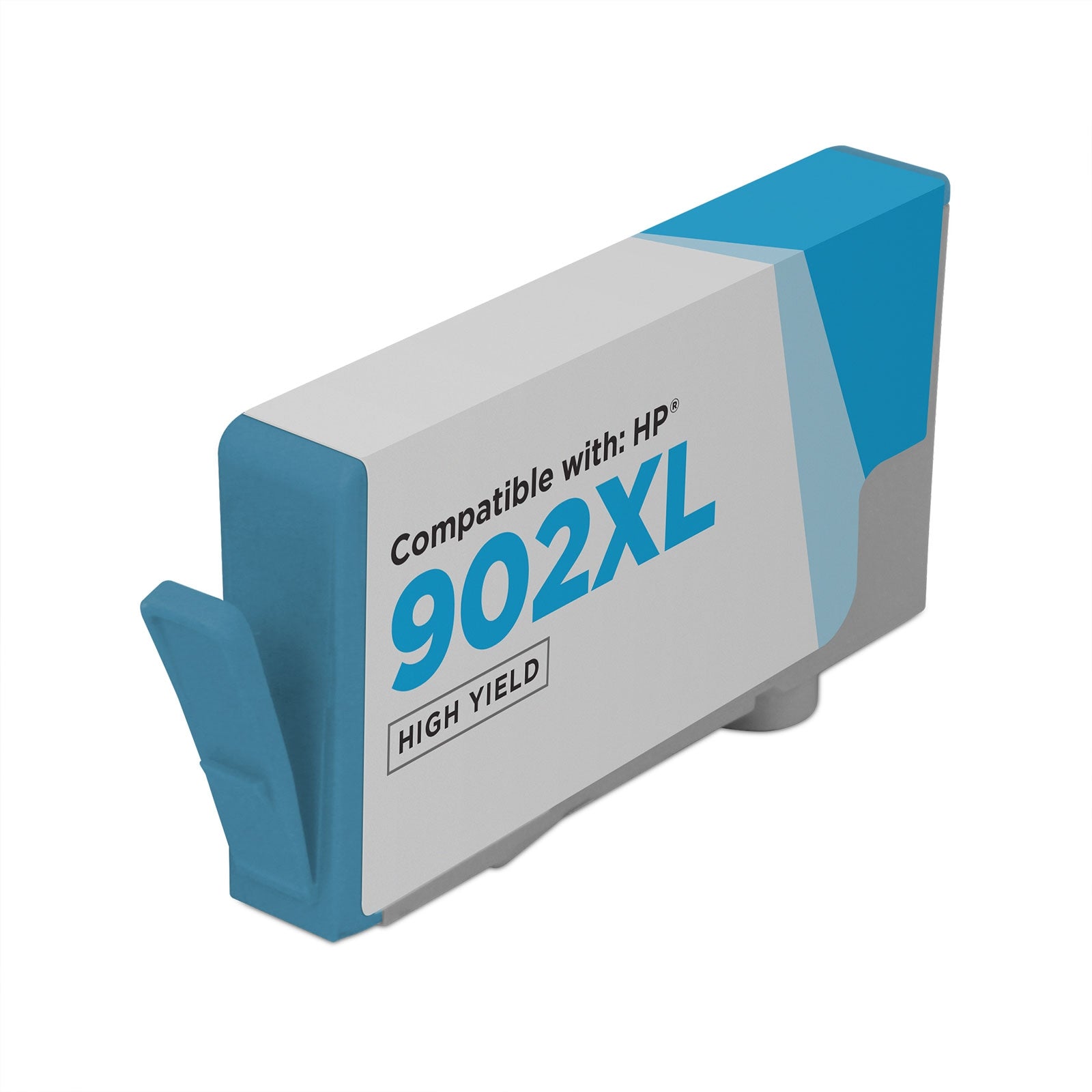Compatible HP 902XL High Yield Cyan Ink Cartridge (825 Pages)