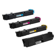 Set of 4 Compatible Kyocera TK-5382 High Yield Toner Cartridges (Black, Cyan, Magenta, Yellow)