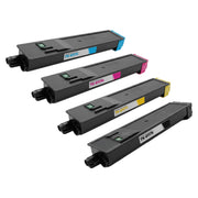 Set of 4 Compatible Kyocera Mita TK-8117 Toner Cartridges (Black, Cyan, Magenta, Yellow)