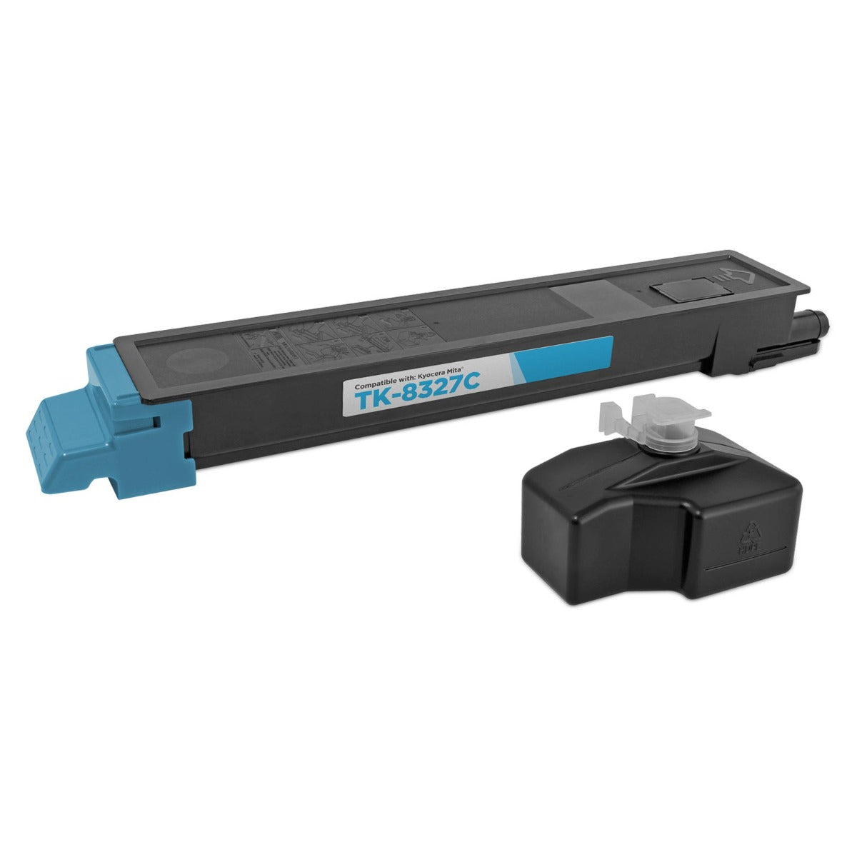 Compatible Kyocera Mita TK-8327C Cyan Toner Cartridge (12,000 Pages)