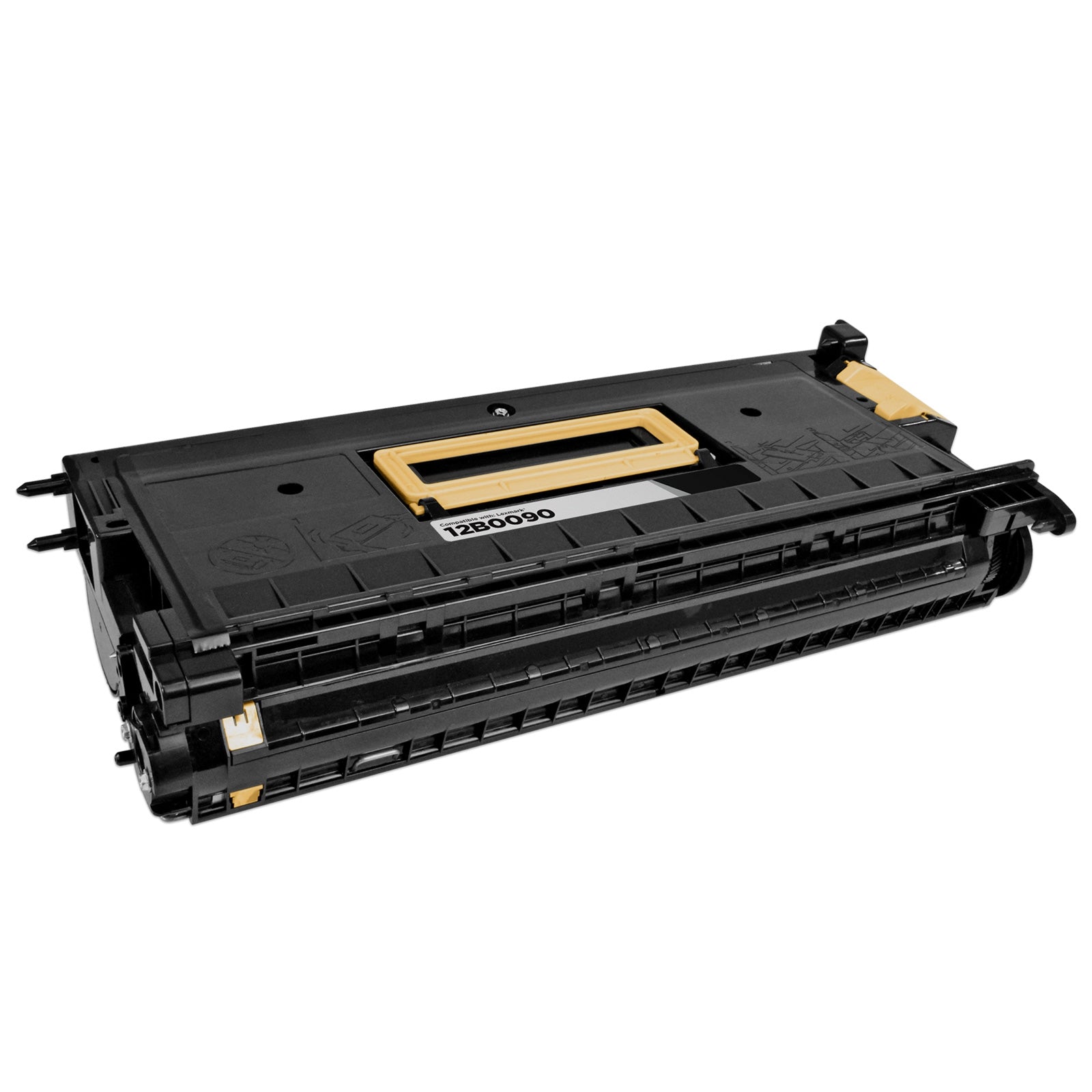 Remanufactured Lexmark 12B0090 Black Laser Toner Cartridge (30,000 Pages)