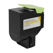 Compatible Lexmark 78C1XY0 Yellow Laser Toner Cartridge (5,000 Pages)