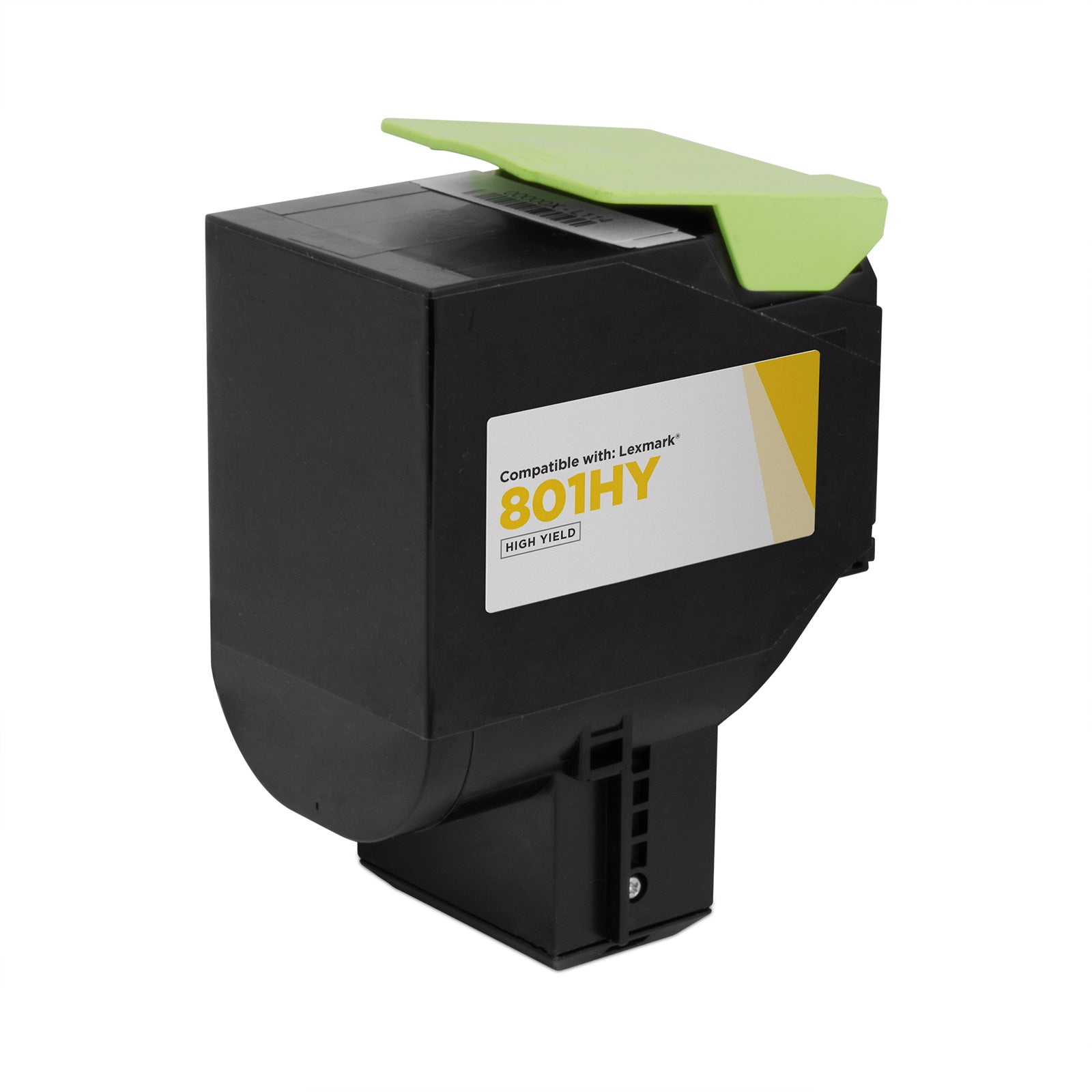 Compatible Lexmark 80C1HY0 Yellow Toner Cartridge (3,000 Pages)