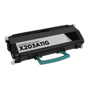 Compatible Lexmark X203A11G Black Toner Cartridge (2,500 Pages)