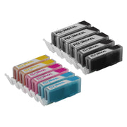 Set of 11 Compatible Canon PGI-280XXL / CLI-281XXL Ink Cartridges (Super High Yield, Multi Color)