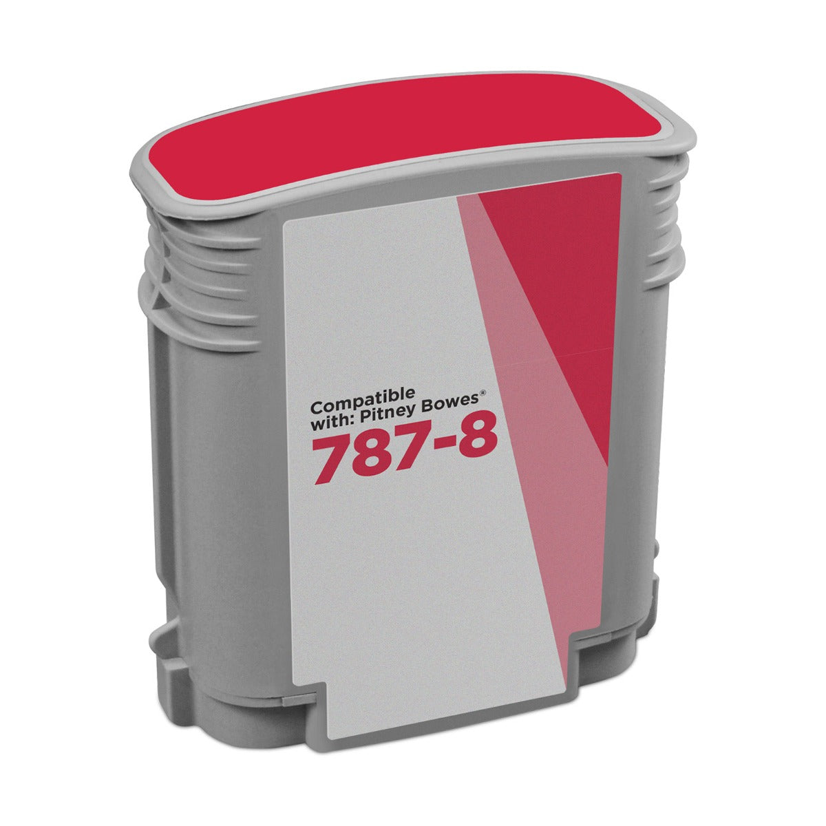 Compatible Pitney Bowes 787-8 Red Ink Cartridge