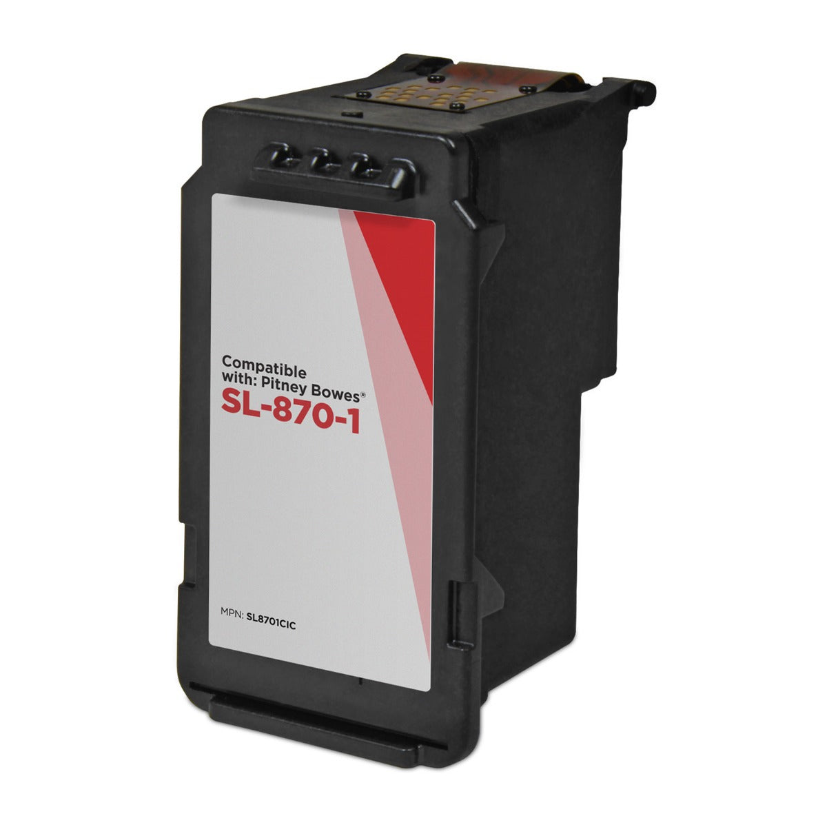 Compatible Pitney Bowes SL-870-1 Red Ink Cartridge