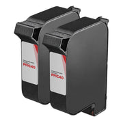 Compatible Francotyp-Postalia PFIC40 Fluorescent Red Ink Cartridge 2-Pack (18,000 Impressions)