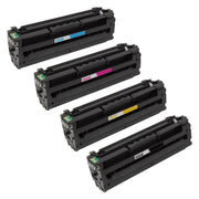 Set of 4 Compatible Samsung CLT-504S Multi Toner Cartridges (4,300 Pages)