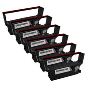 Compatible Verifone CRM0023BR Black/Red Printer Ribbon 6-pack