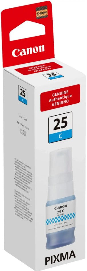 OEM Canon GI-25 Cyan Ink Bottle