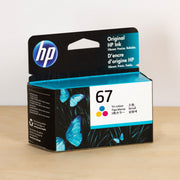OEM HP 67 Tri-Color Ink Cartridge (100 Pages)