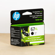 OEM HP 67XL High Yield Black Ink Cartridge (240 Pages)