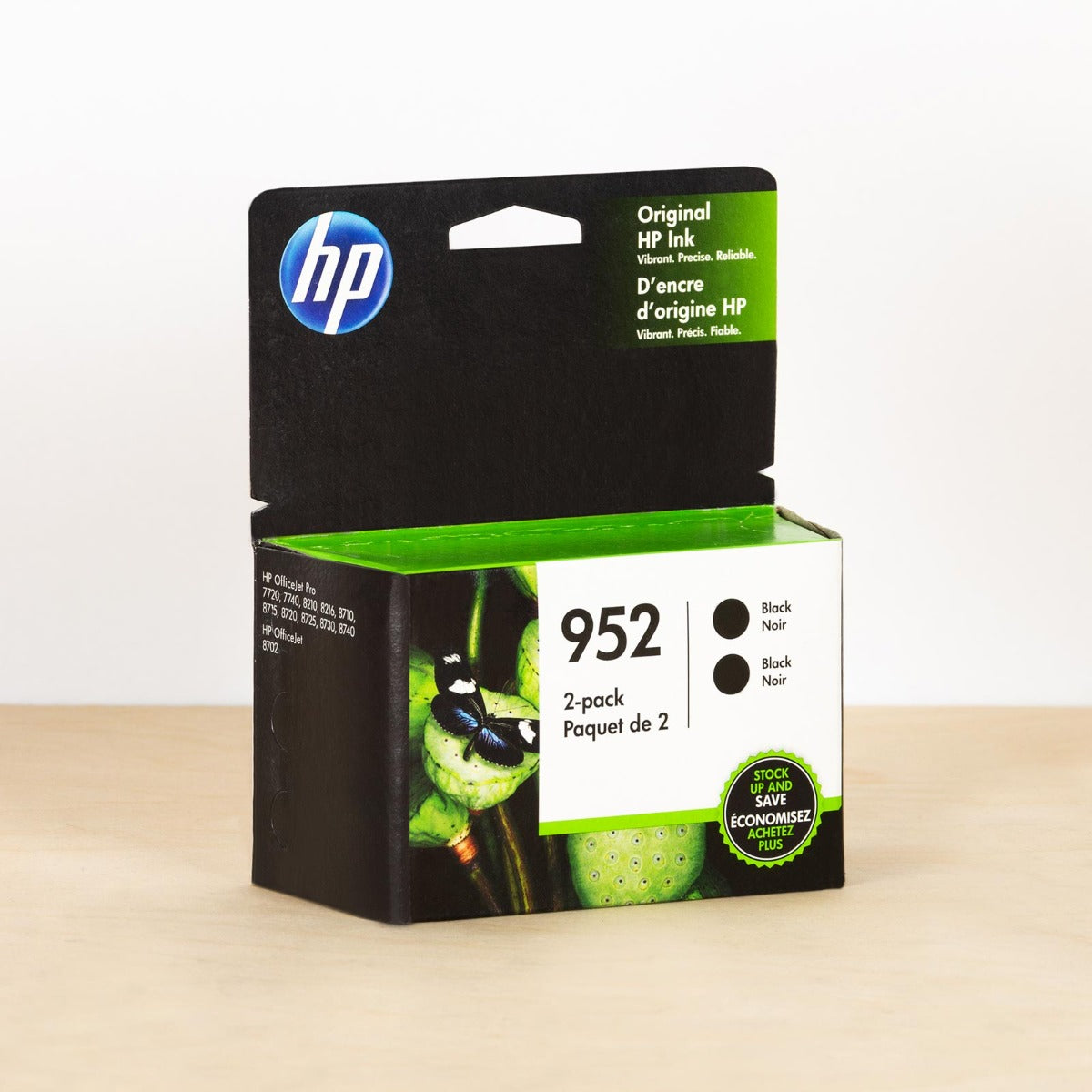 OEM HP 952 Black Ink Cartridge Twin Pack (1,800 Pages)