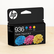 OEM HP 936 CMY Ink Cartridges 3-Pack