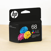 OEM HP 68 Tri-Color Ink Cartridge (120 Pages)