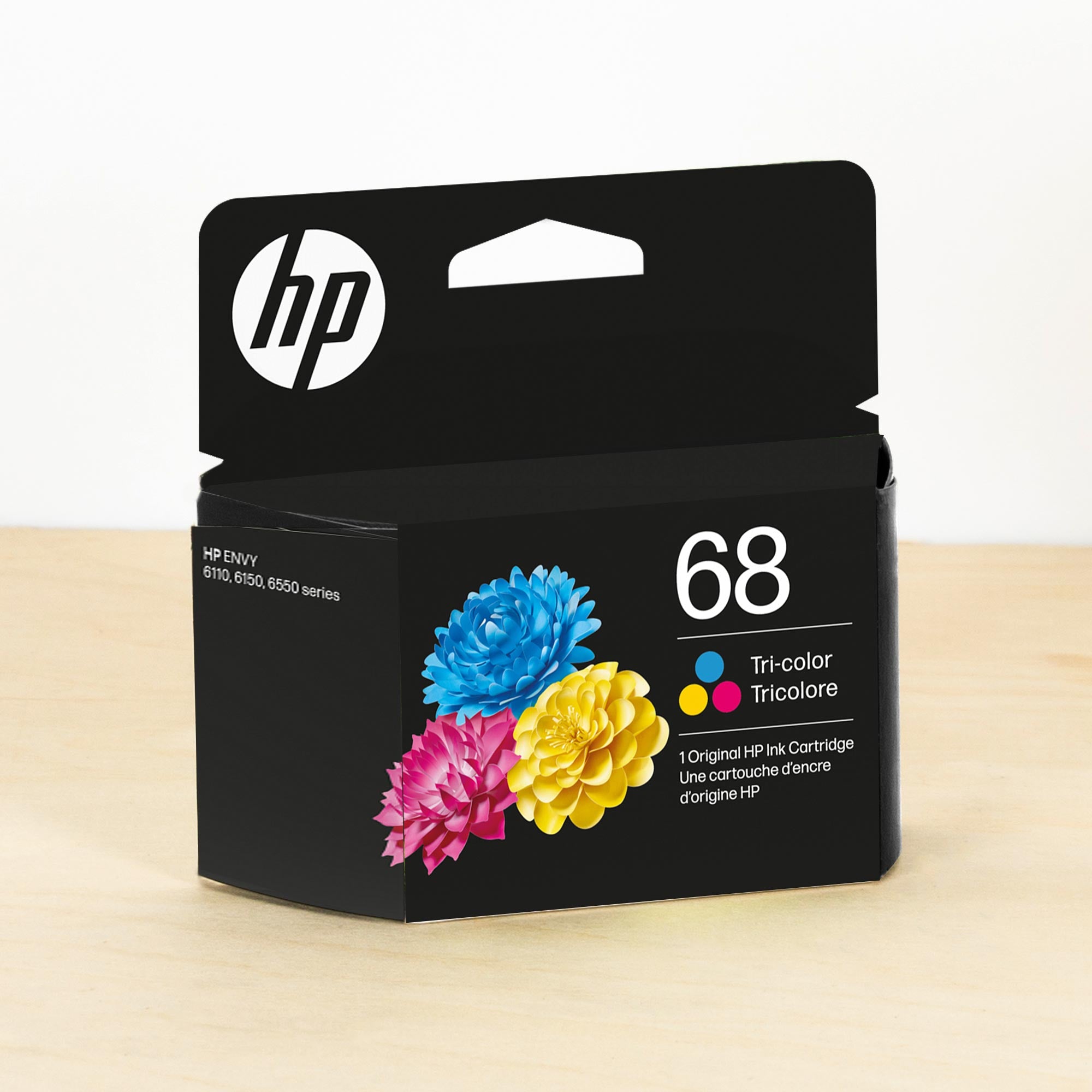 OEM HP 68 Tri-Color Ink Cartridge (120 Pages)