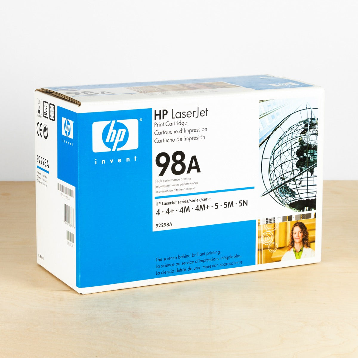 OEM HP 92298A Black Toner Cartridge (6,800 Pages)