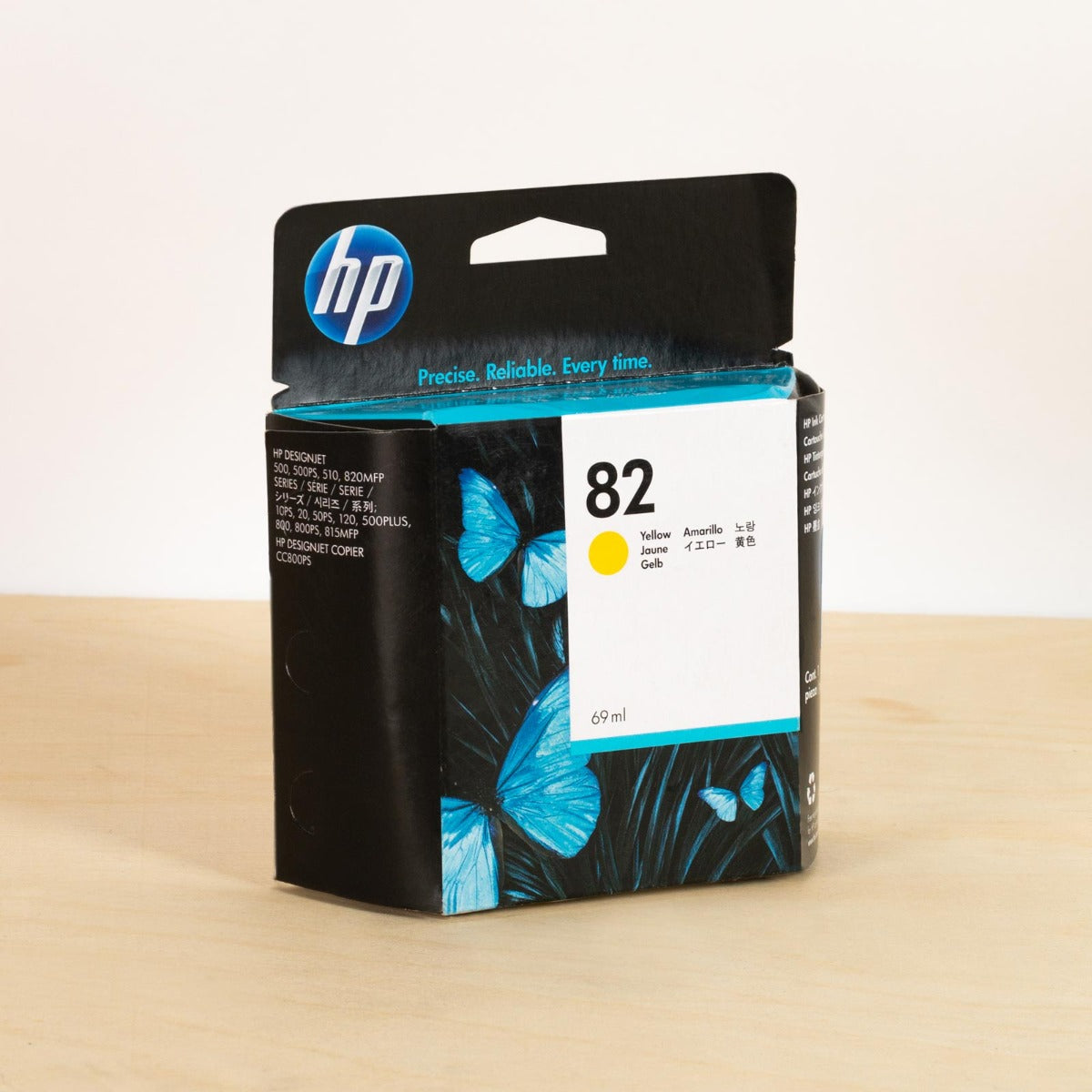 OEM HP 82 HY Yellow Ink Cartridge C4913A (1,400 Pages)