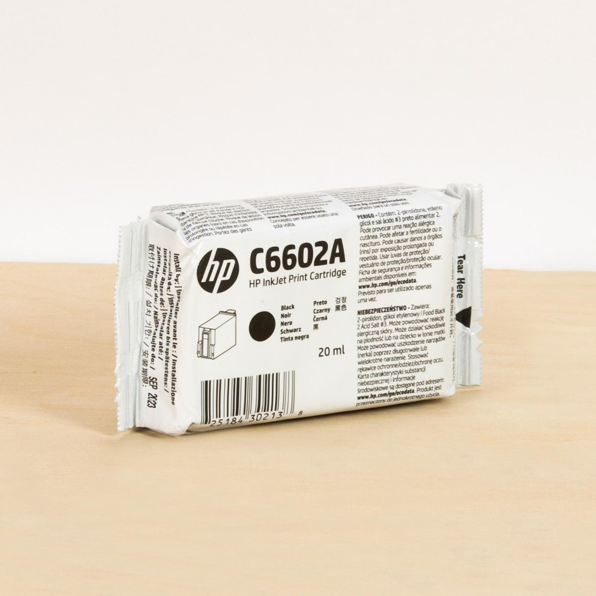 OEM HP C6602A Black Ink Cartridge (500 Pages)