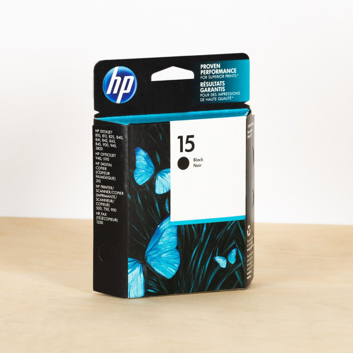 OEM HP 15 Black Ink Cartridge C6615DN (600 Pages)