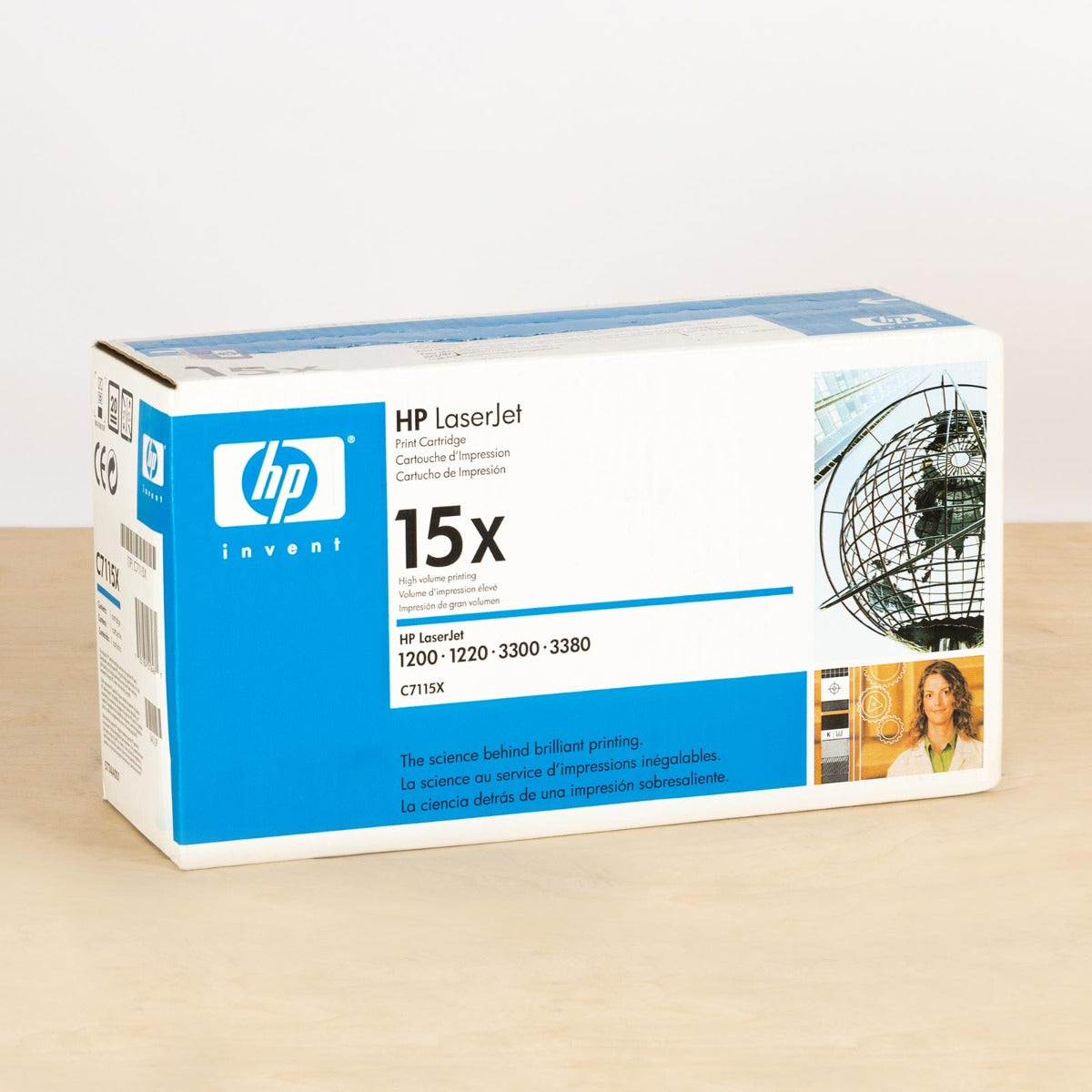 OEM HP C7115X Black Laser Toner Cartridge (3,500 Pages)