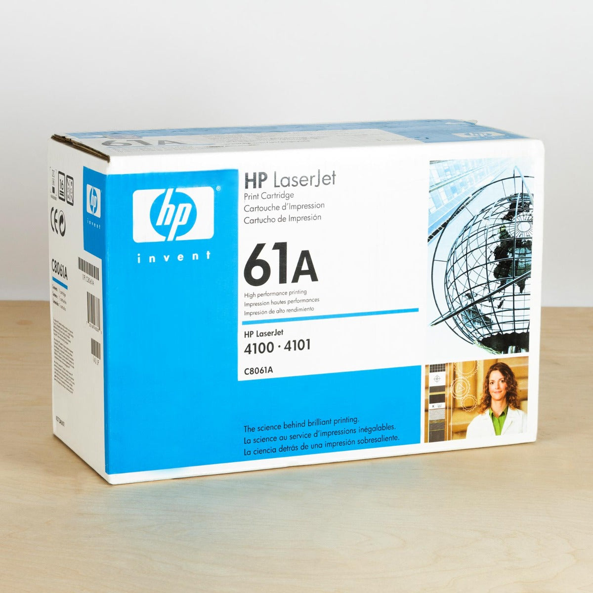 OEM HP 61A Black Toner Cartridge