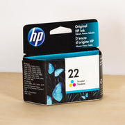 OEM HP 22 Tri-Color Ink Cartridge (165 Pages)