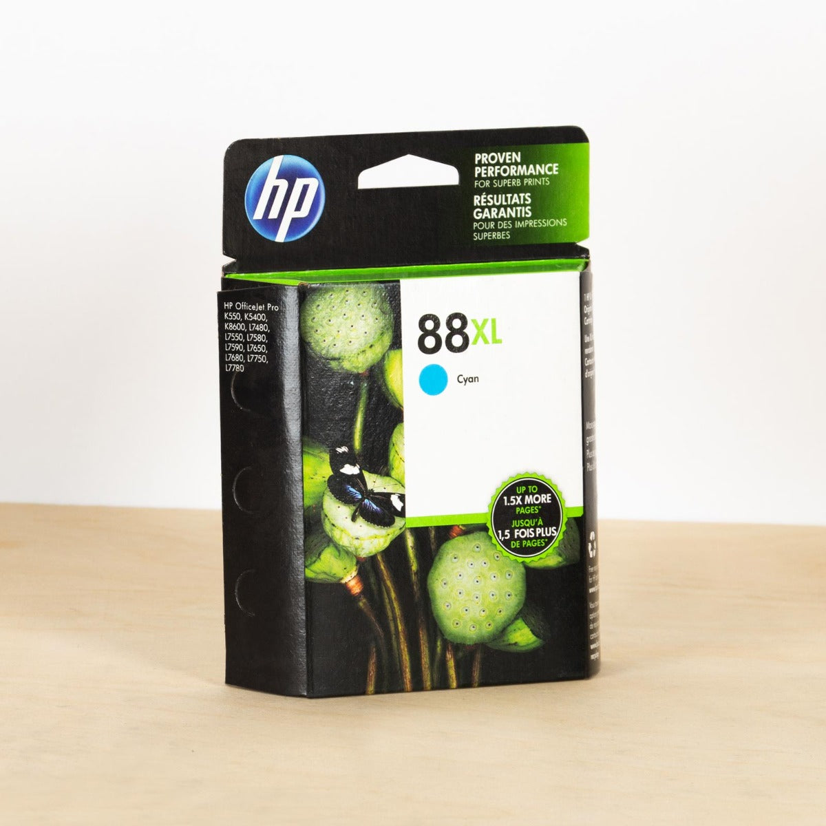 OEM HP 88XL C9391AN High Yield Cyan Ink Cartridge (1,700 Pages)