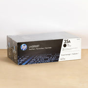OEM HP CB435AD Black Laser Toner Cartridge Dual Pack (3,000 Pages)