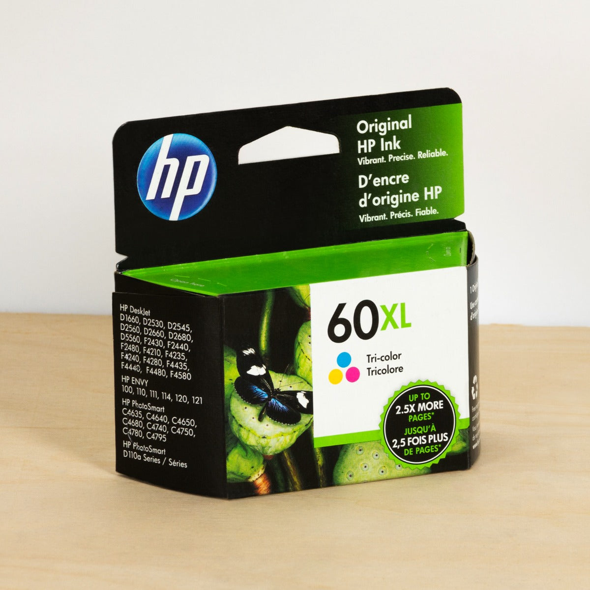 OEM HP CC644WN High Yield Tri-Color Ink Cartridge (440 Pages)