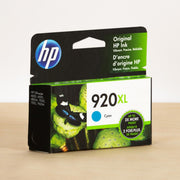 OEM HP 920XL CD972AN High Yield Cyan Ink Cartridge (700 Pages)