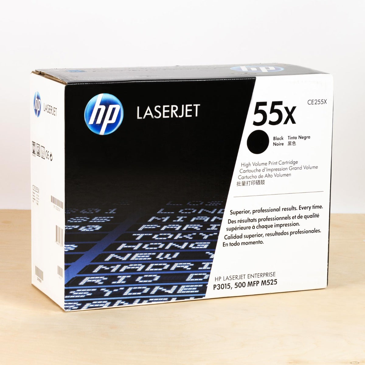 OEM HP CE255X Black Laser Toner Cartridge (12,500 Pages)