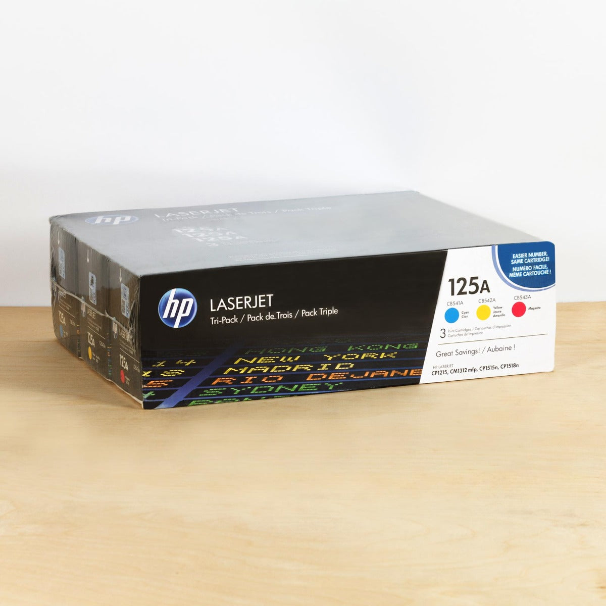 OEM HP 125A Toner CMY 3-Pack CE259A (4,200 Pages)