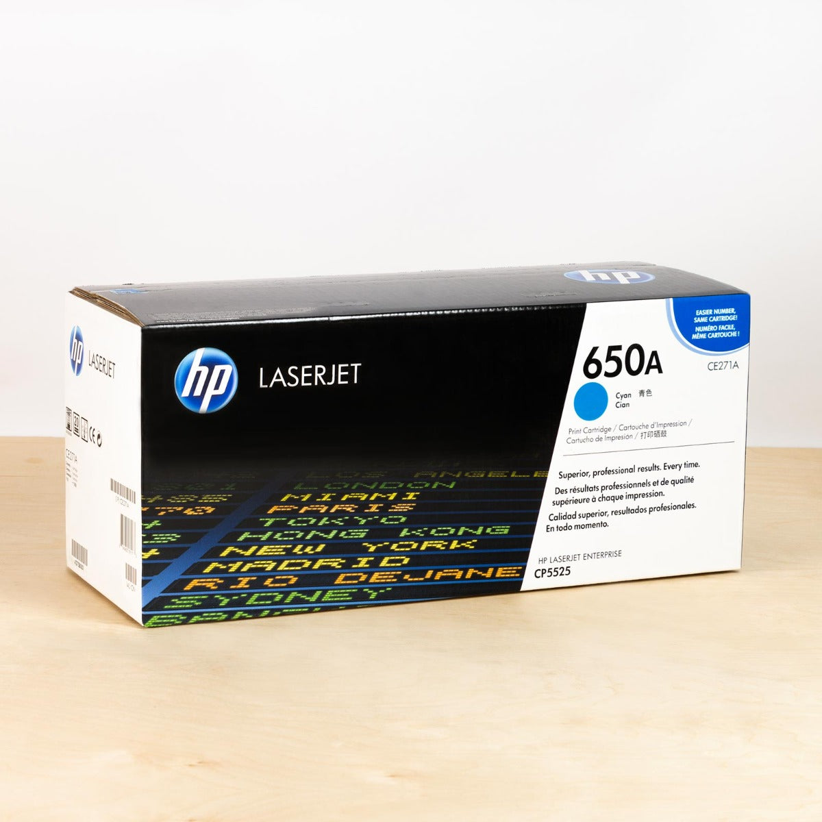 OEM HP CE271A Cyan Toner Cartridge (15,000 Pages)