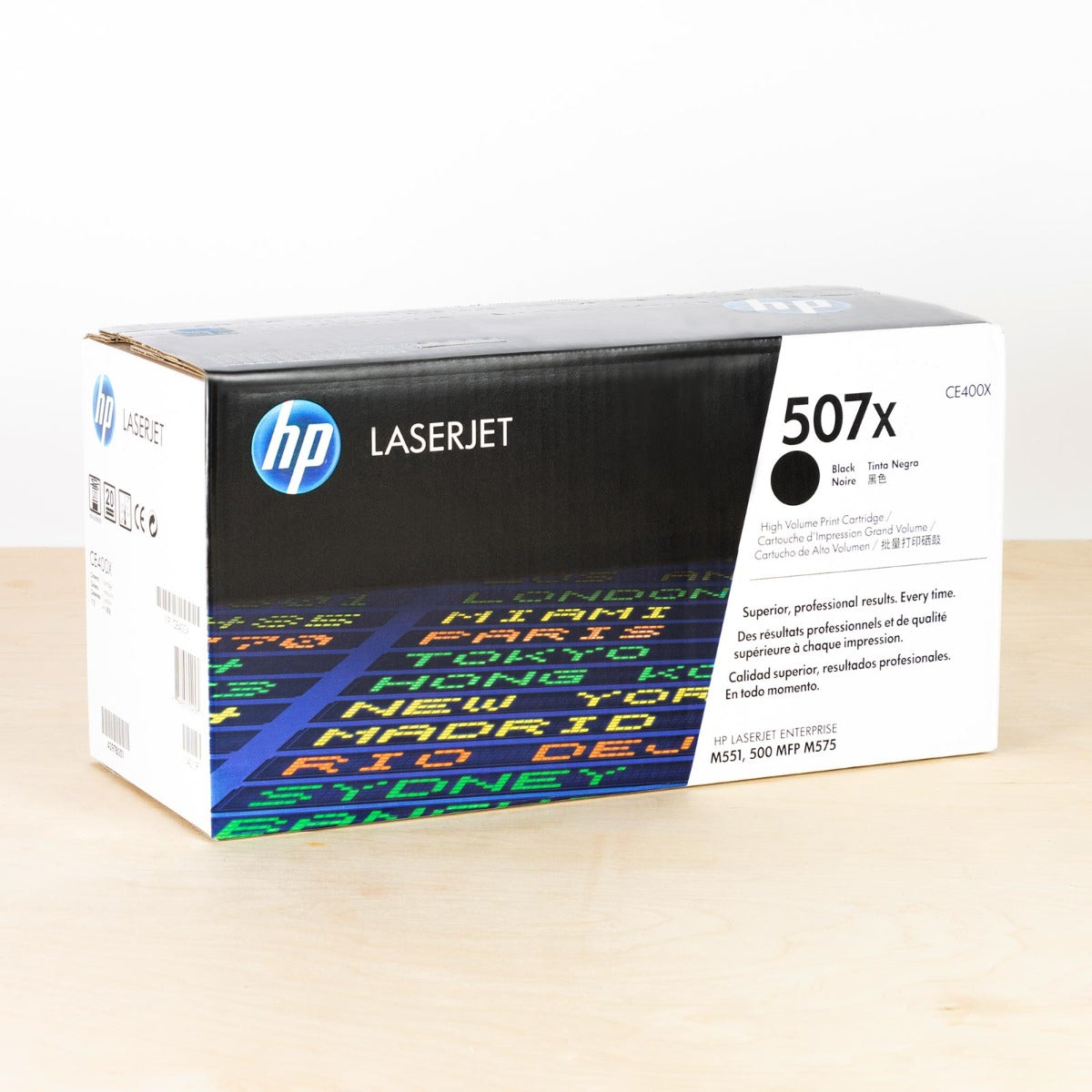 OEM HP CE400X (HP 507X) High Yield Black Laser Toner Cartridge (11,000 Pages)