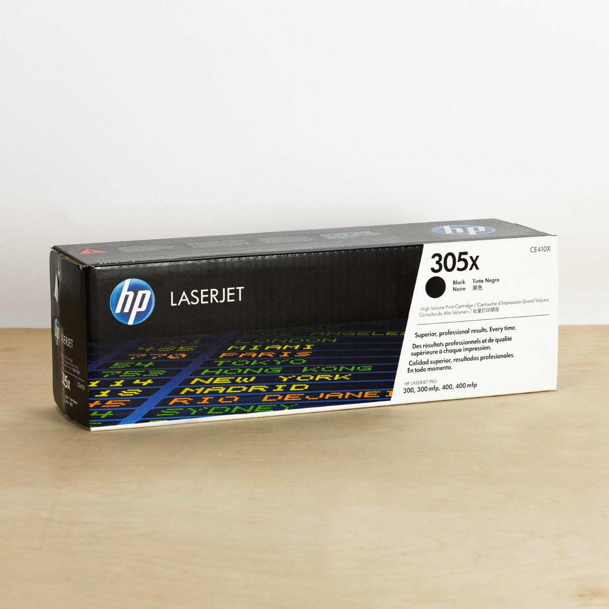 OEM HP CE410X (HP 305X) High-Yield Black Laser Toner Cartridge (4,000 Pages)